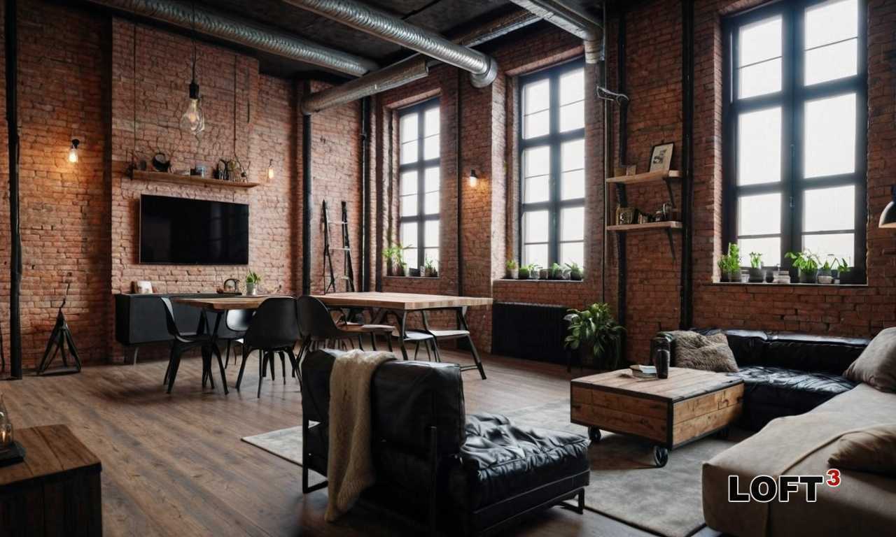 Как выбрать функциональную мебель для малых помещений в стиле лофт?