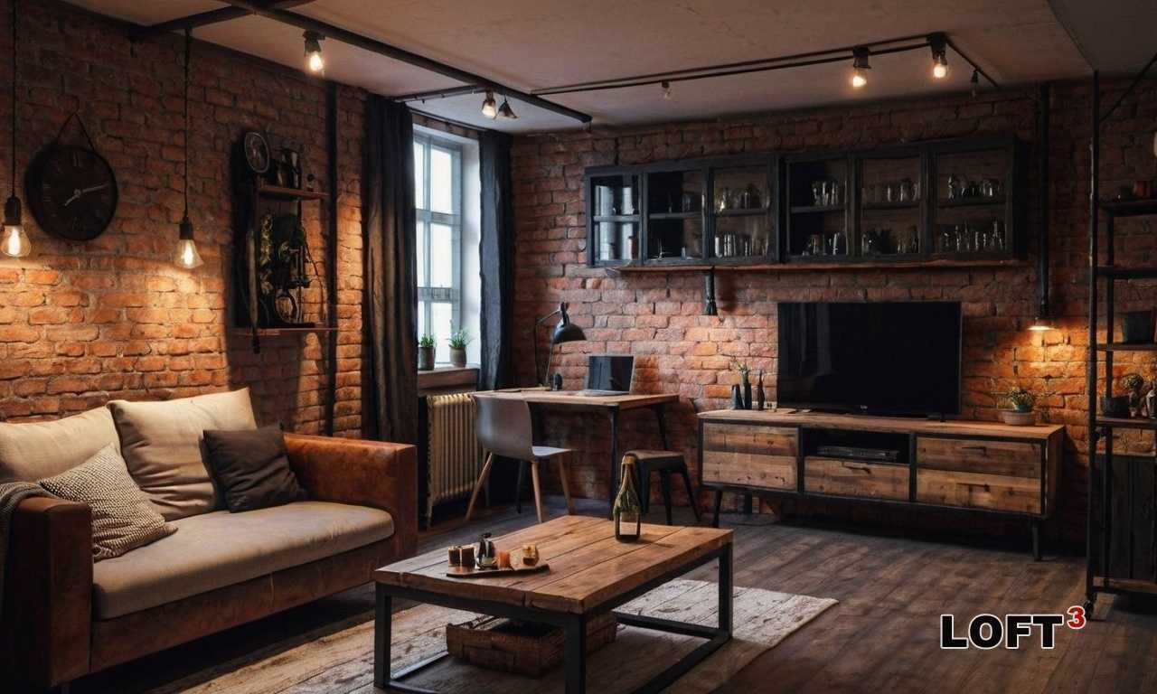 Функциональная мебель и аксессуары в стиле лофт