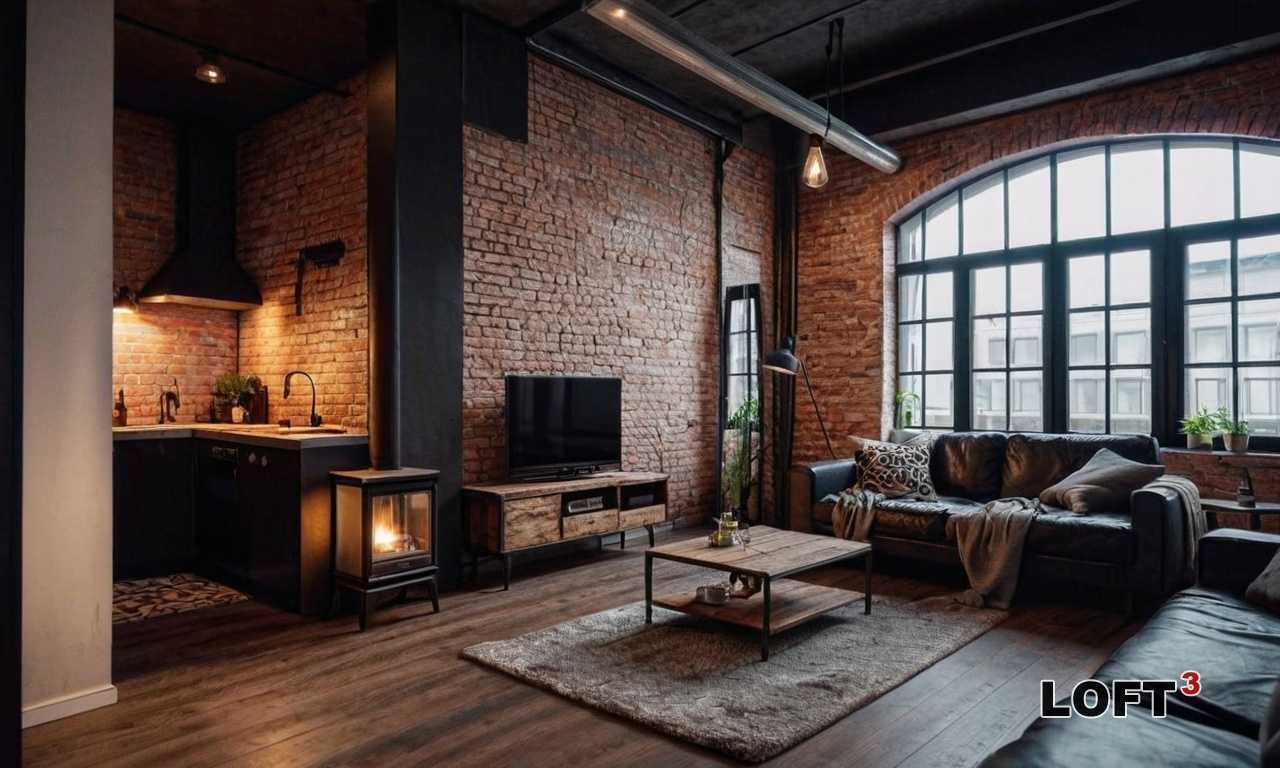 Какие цвета помогут создать эклектичную атмосферу в индустриальном пространстве?