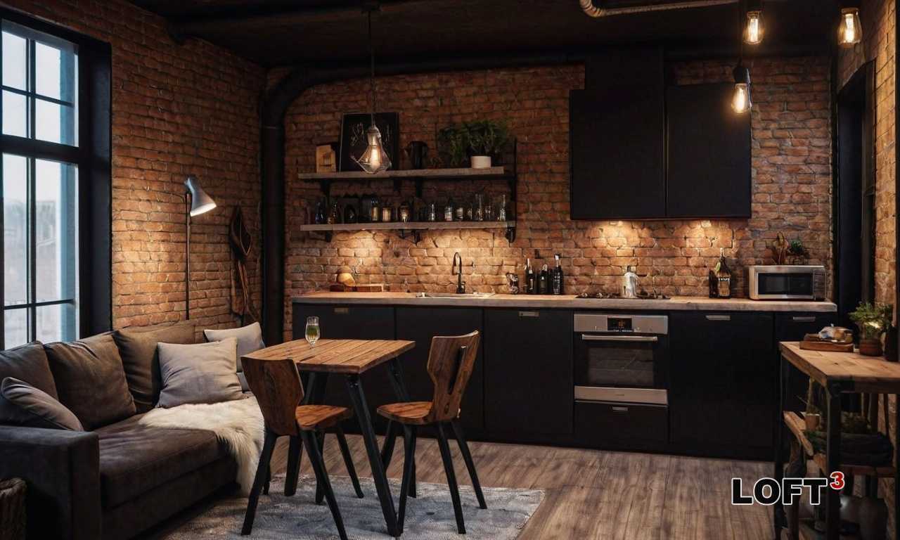 Создание кухни в стиле лофт – это отличный способ объединить undefinedстиль</strong class=