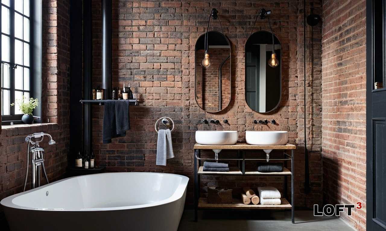 Как выбрать стильные аксессуары для ванной Лофт?