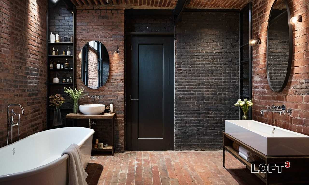 Как выбрать умывальник для ванной в стиле Лофт?