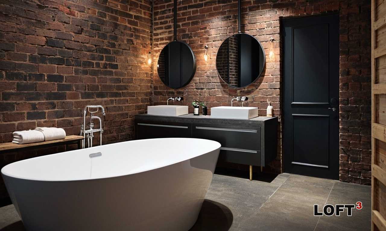 Секреты выбора мебели для маленького туалета в стиле Лофт