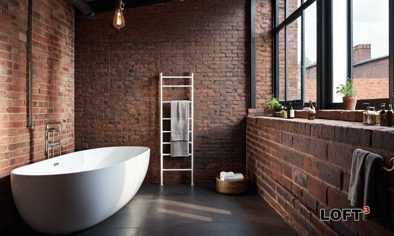 Как выбрать ванну необычной формы для стиля Лофт?