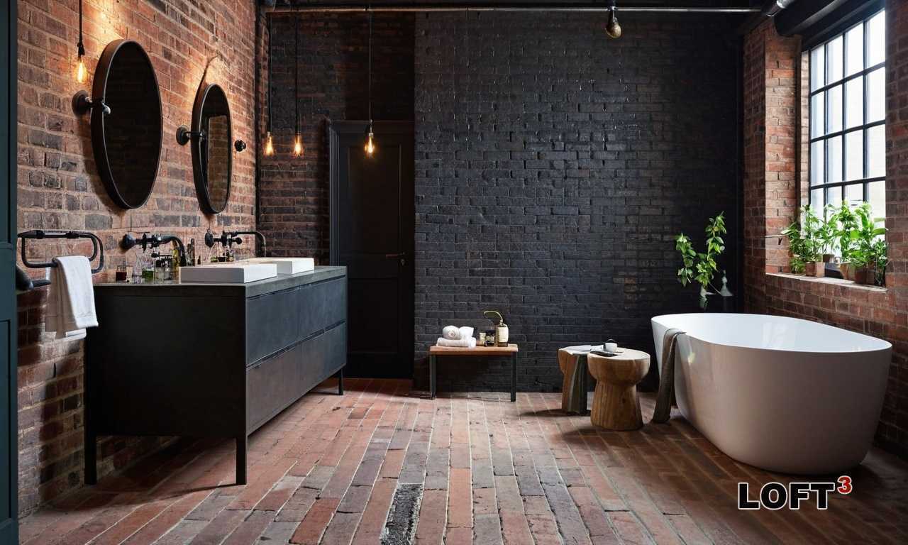 Основные ошибки при создании ванной в стиле Лофт: как их избежать?