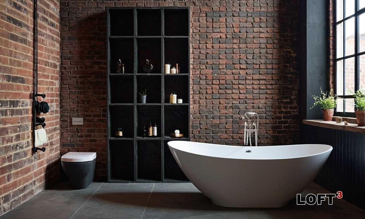 Как стеклянная столешница гармонирует с элементами Лофт