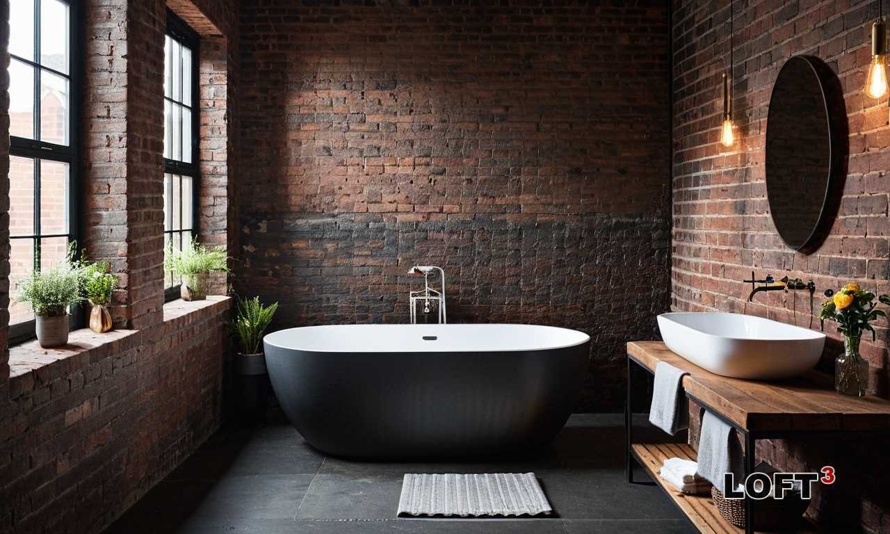 Как выбрать ванную тёмного цвета для интерьера в стиле Лофт? Как выбрать ванную тёмного цвета для интерьера в стиле Лофт?