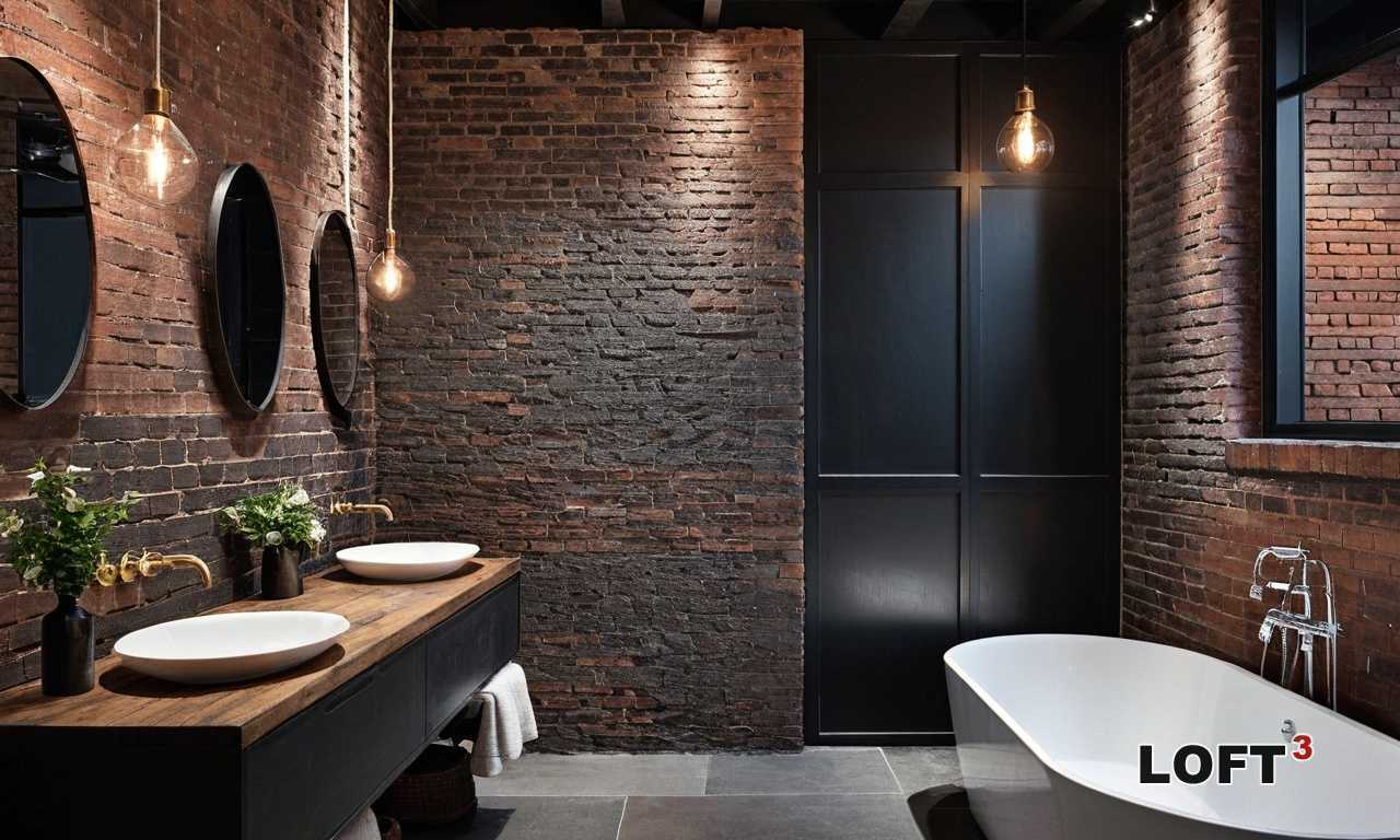 Как выбрать стильные и компактные зеркала для маленькой ванной в стиле Лофт