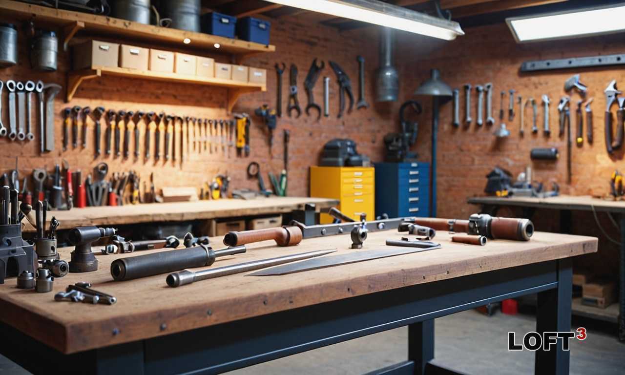 Оборудование гаража для мастерской: инструменты и материалы