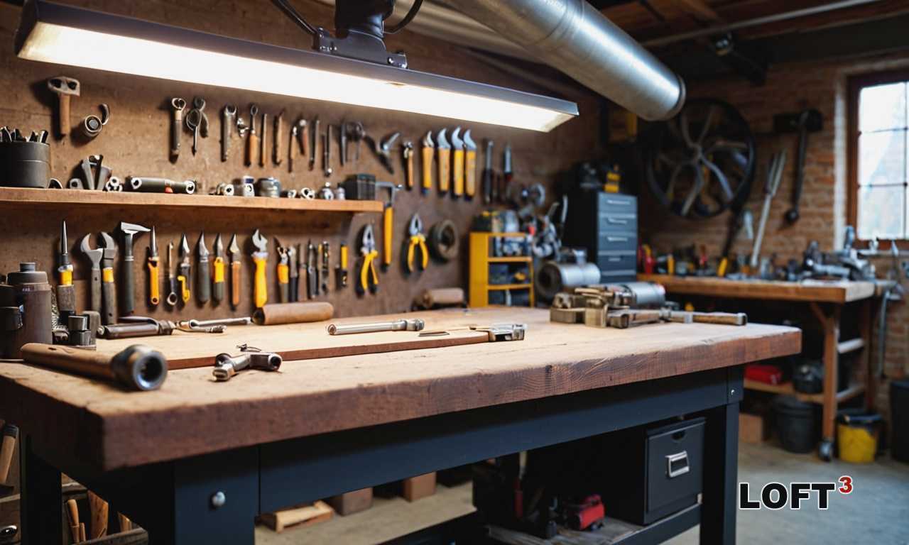 Как разместить рабочие столы и верстаки для удобства