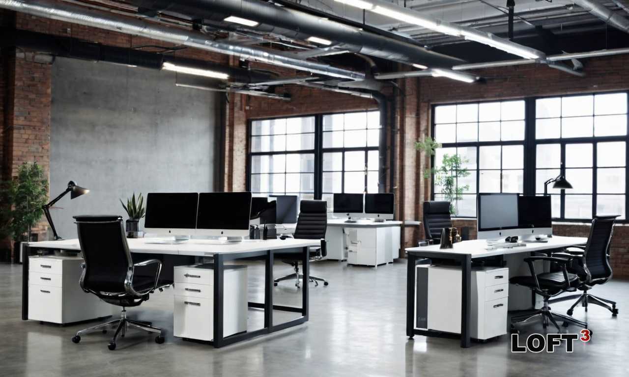 Как использовать стеклянные перегородки для зонирования Loft пространства в офисе