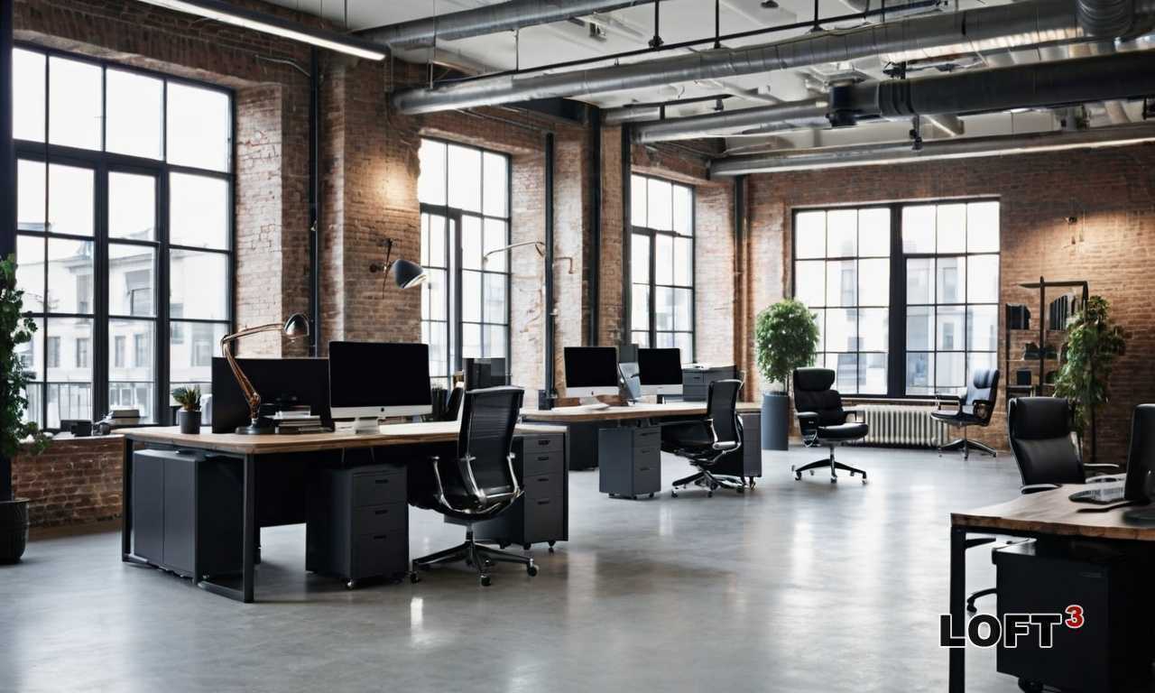 Плитка и бетон для акцента на индустриальность