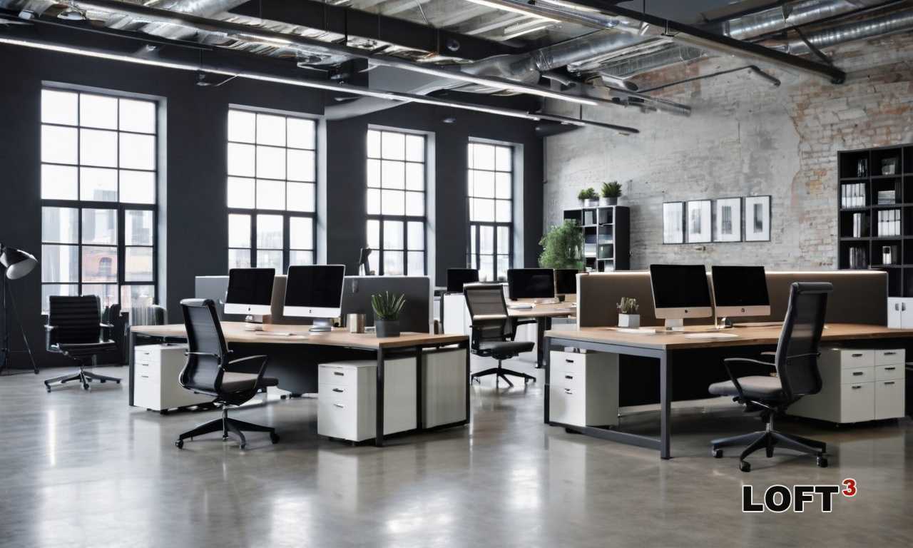 Растения как акценты на фоне индустриального стиля