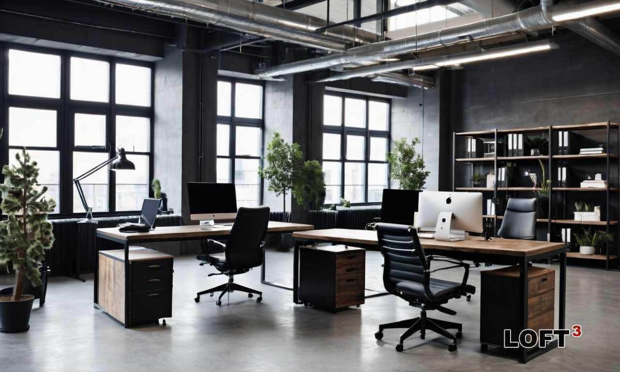 Как правильно выбрать и разместить акценты в Loft офисе