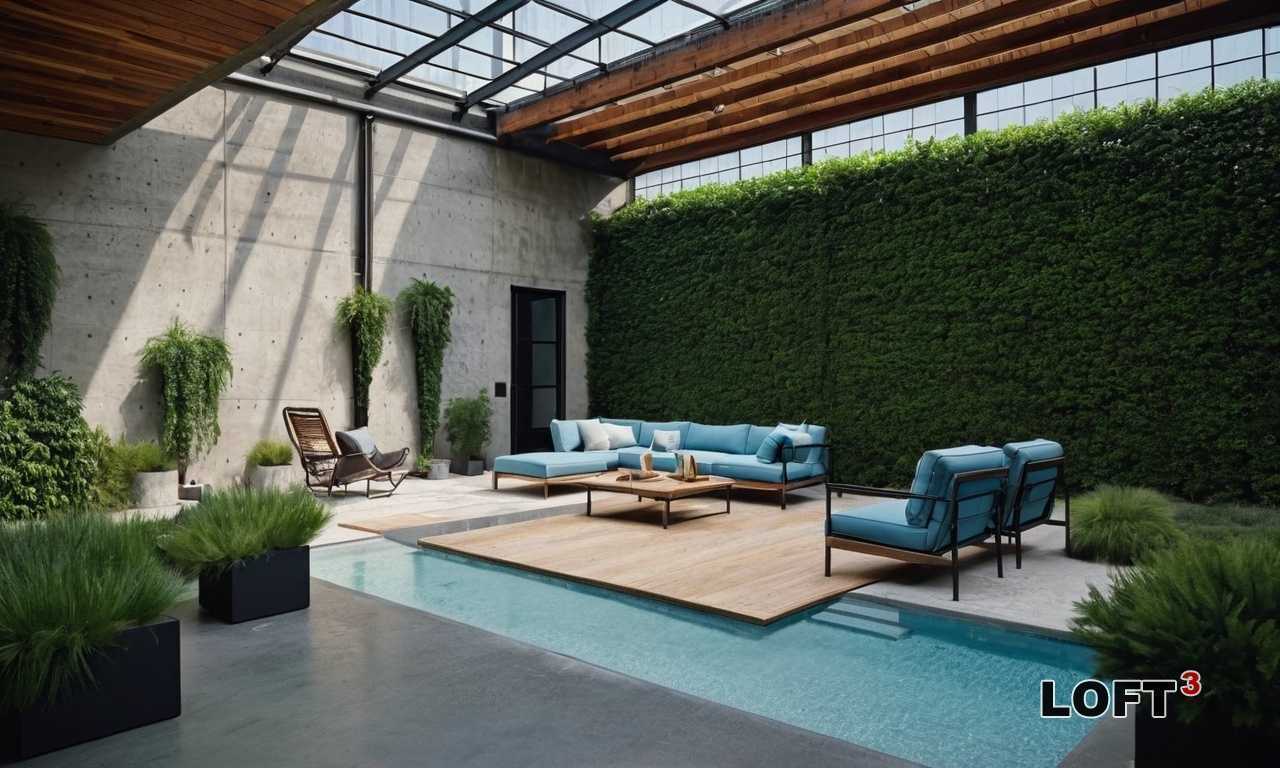 Идеи необычного использования бетона в садовом дизайне