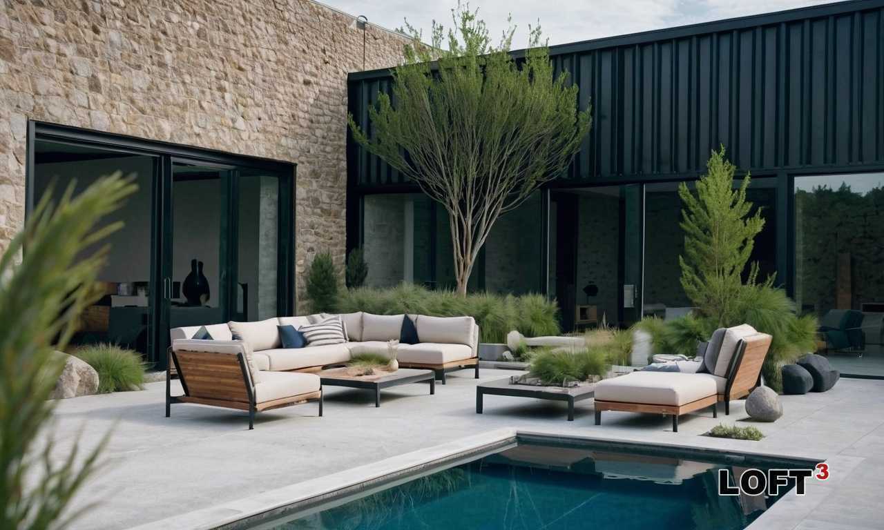 Суккуленты и хвойные: контрасты и гармония