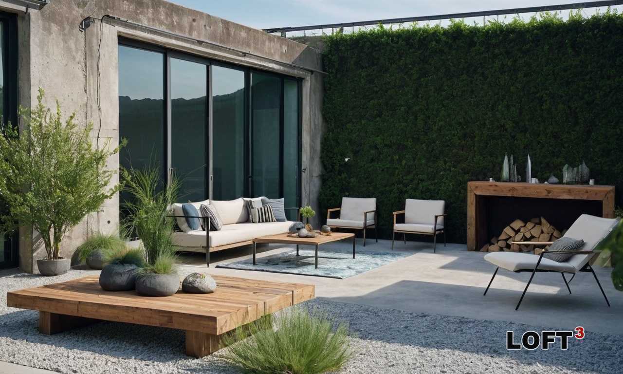 Металлические конструкции в саду: сочетание с деревом и бетоном