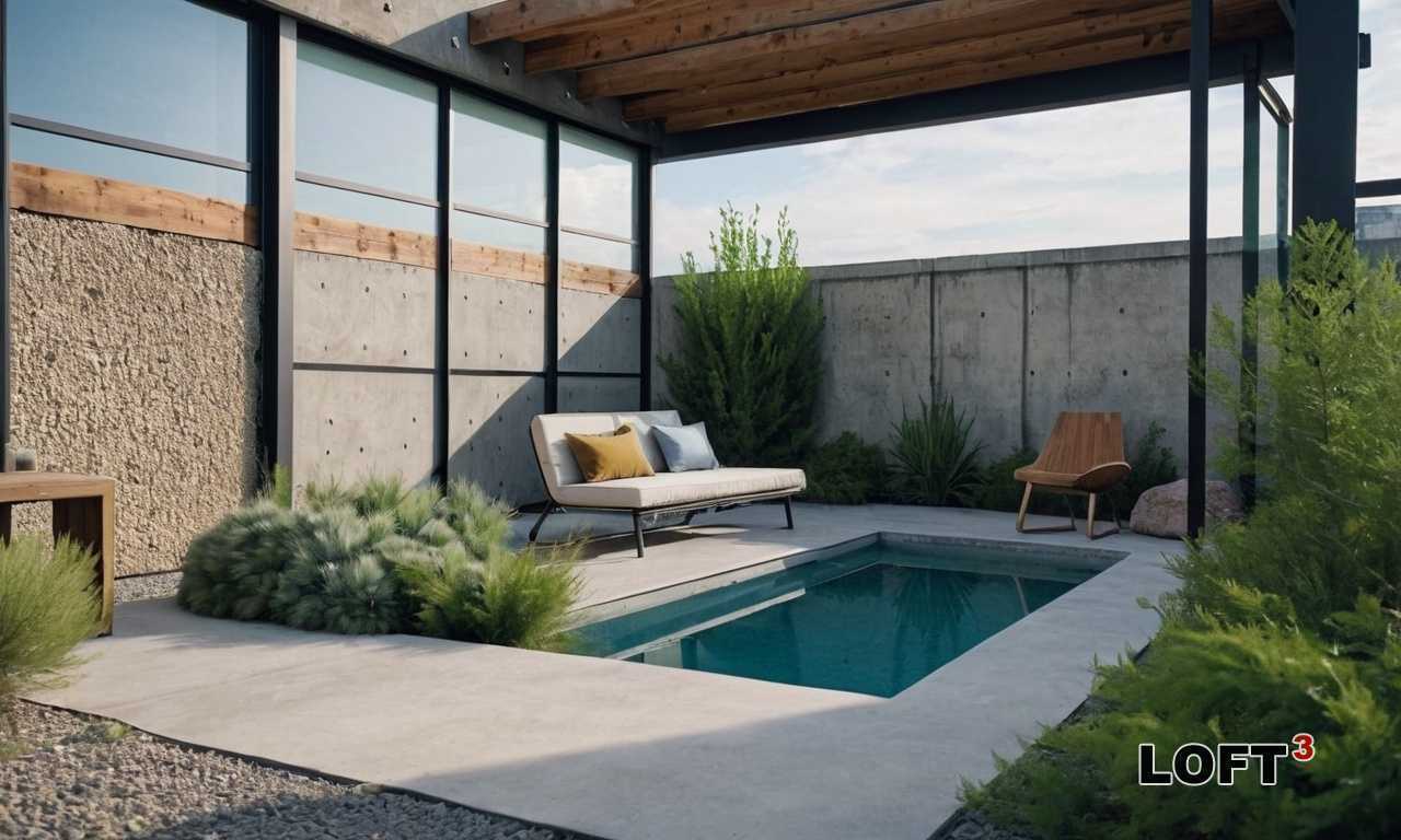 Как использовать бетонные блоки для создания лестниц и дорожек в саду Loft?