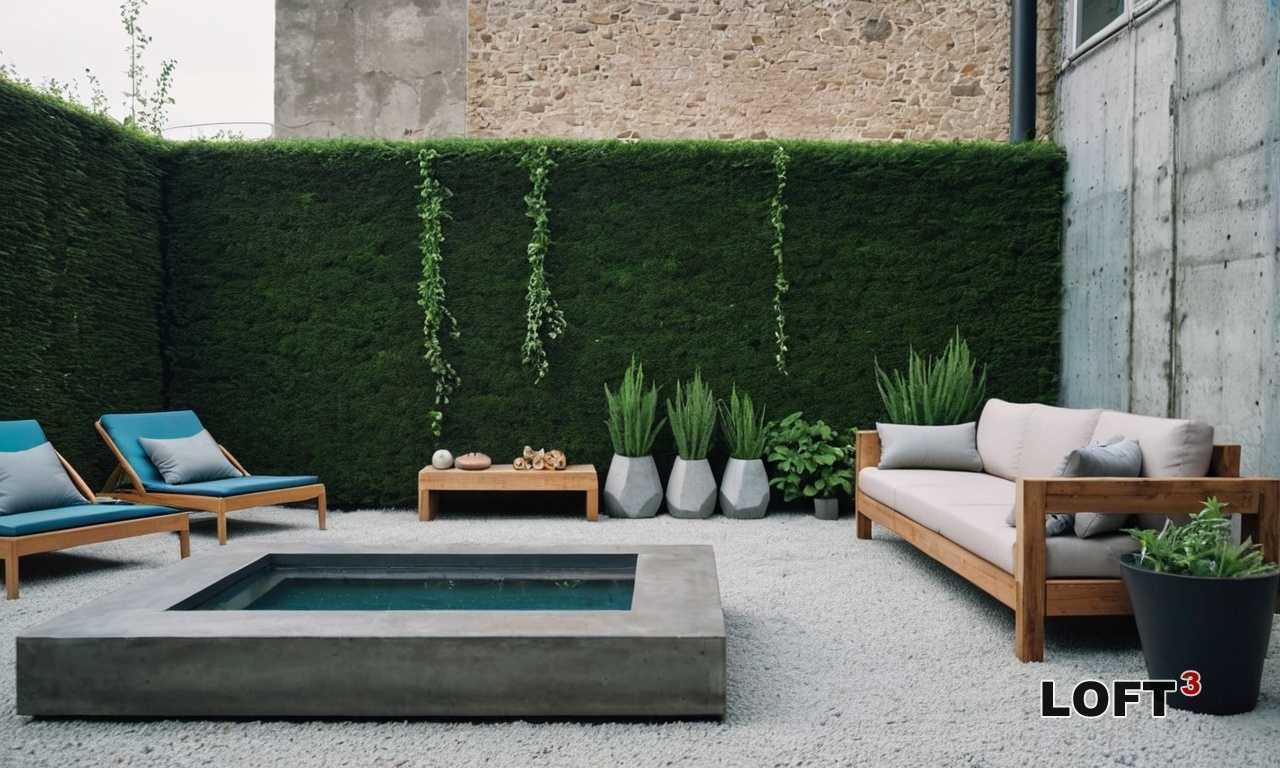 Как создать стильный сад с элементами Loft и стеклянными конструкциями?