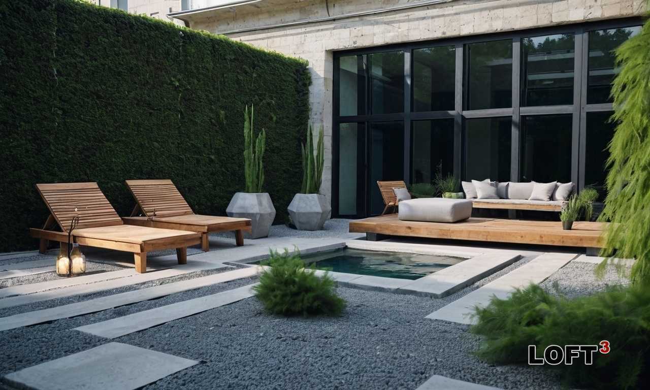 Применение древесных элементов в саду Loft: идеи для мебели и декора