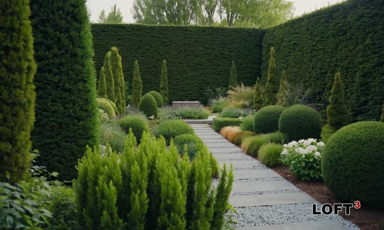 Грамотно спроектированные дорожки формируют удобную навигацию по саду, соединяя ключевые зоны участка. Их геометрия подчёркивает лаконичность дизайна, а фактура бетона гармонирует с природным окружением. Дополненные стильными элементами, такими как подсветка или гравировка, они становятся не только функциональной частью, но и украшением.