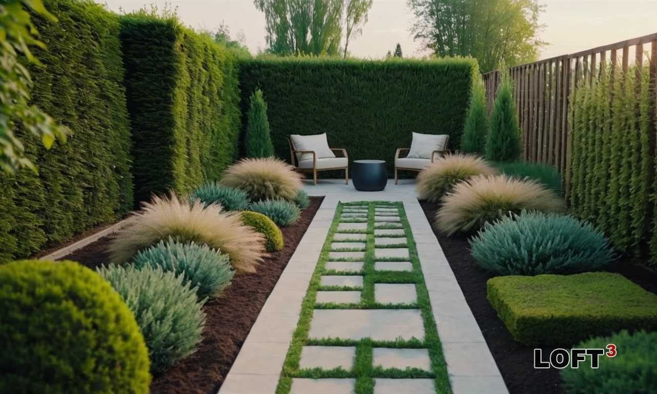 Как оформить сад с небольшими водоемами и каменными конструкциями Loft