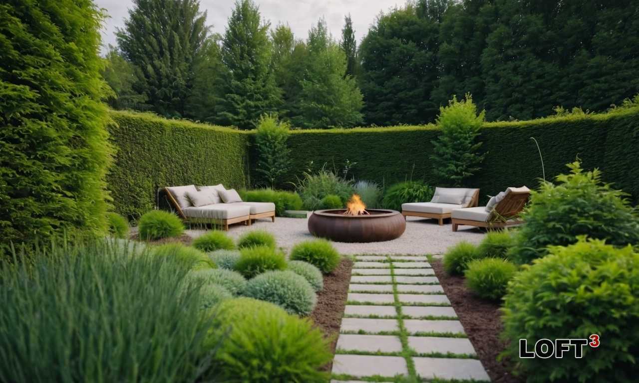 Как сочетать индустриальные материалы с растительностью