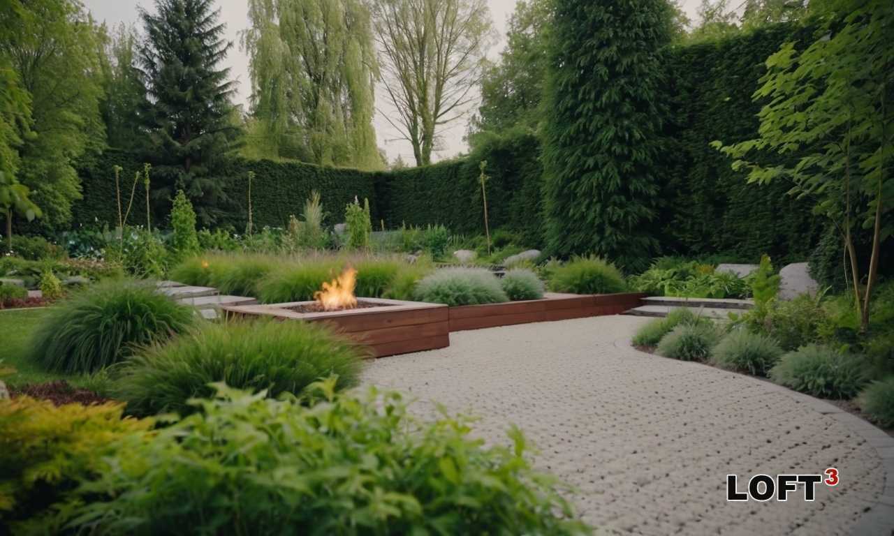Как сделать сад с элементами Loft и уличной кухней?