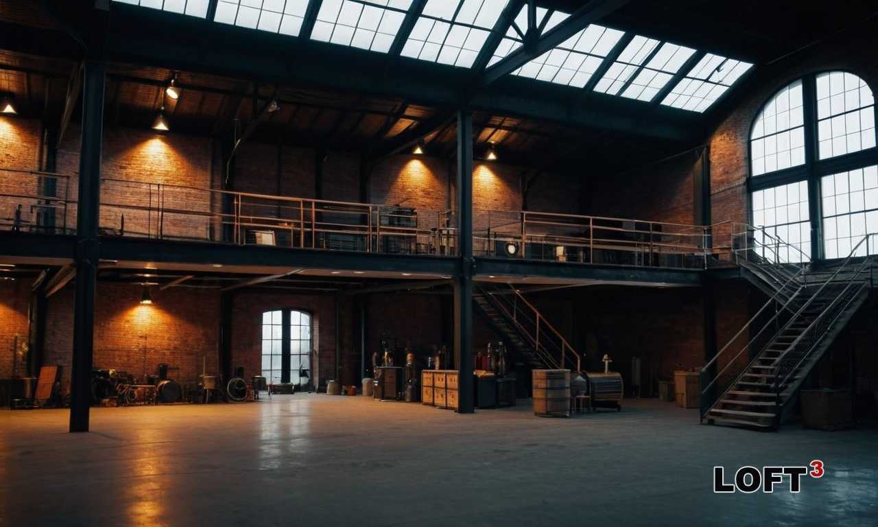 Цветовые решения для спальни в стиле лофт с металлическими элементами