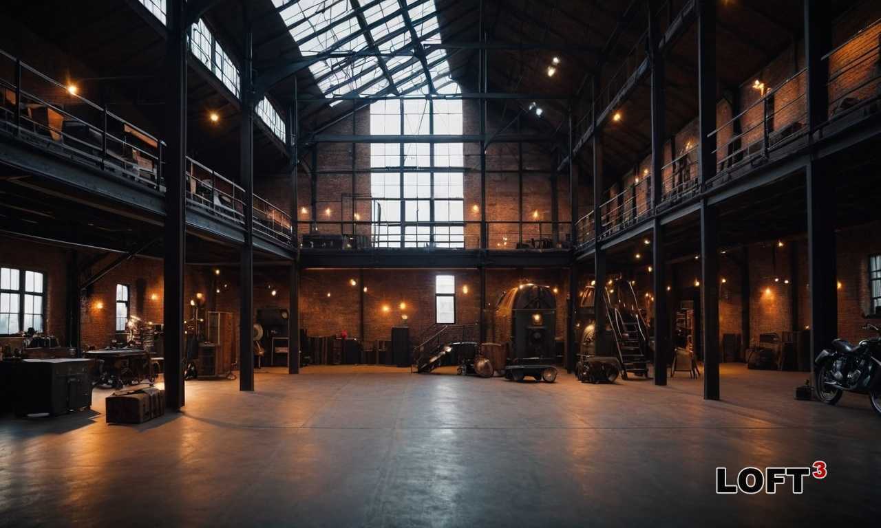 Оптимальное расположение столов в пространстве лофта