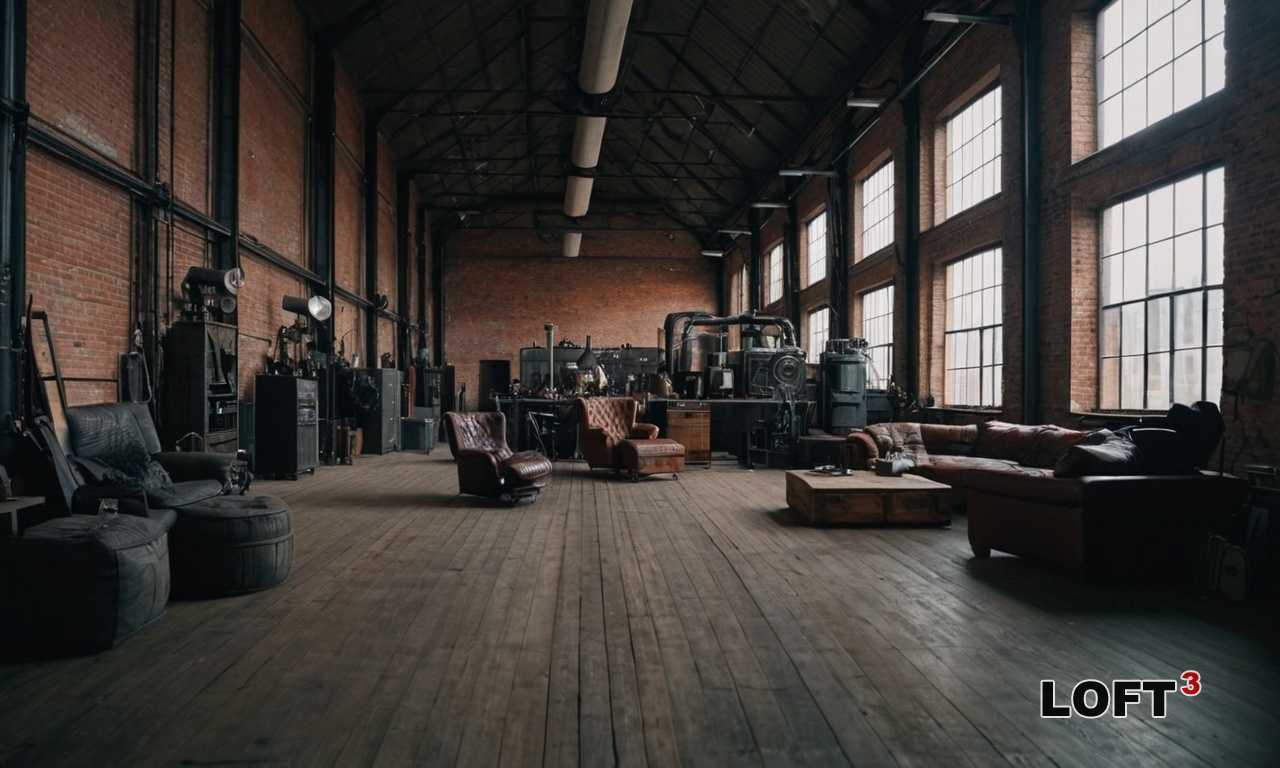 Освещение в лофте: выбор светильников и распределение света