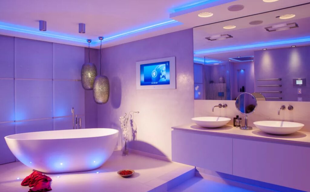 Какой цвет света для ванной будет лучше? Подбираем освещение в ванной