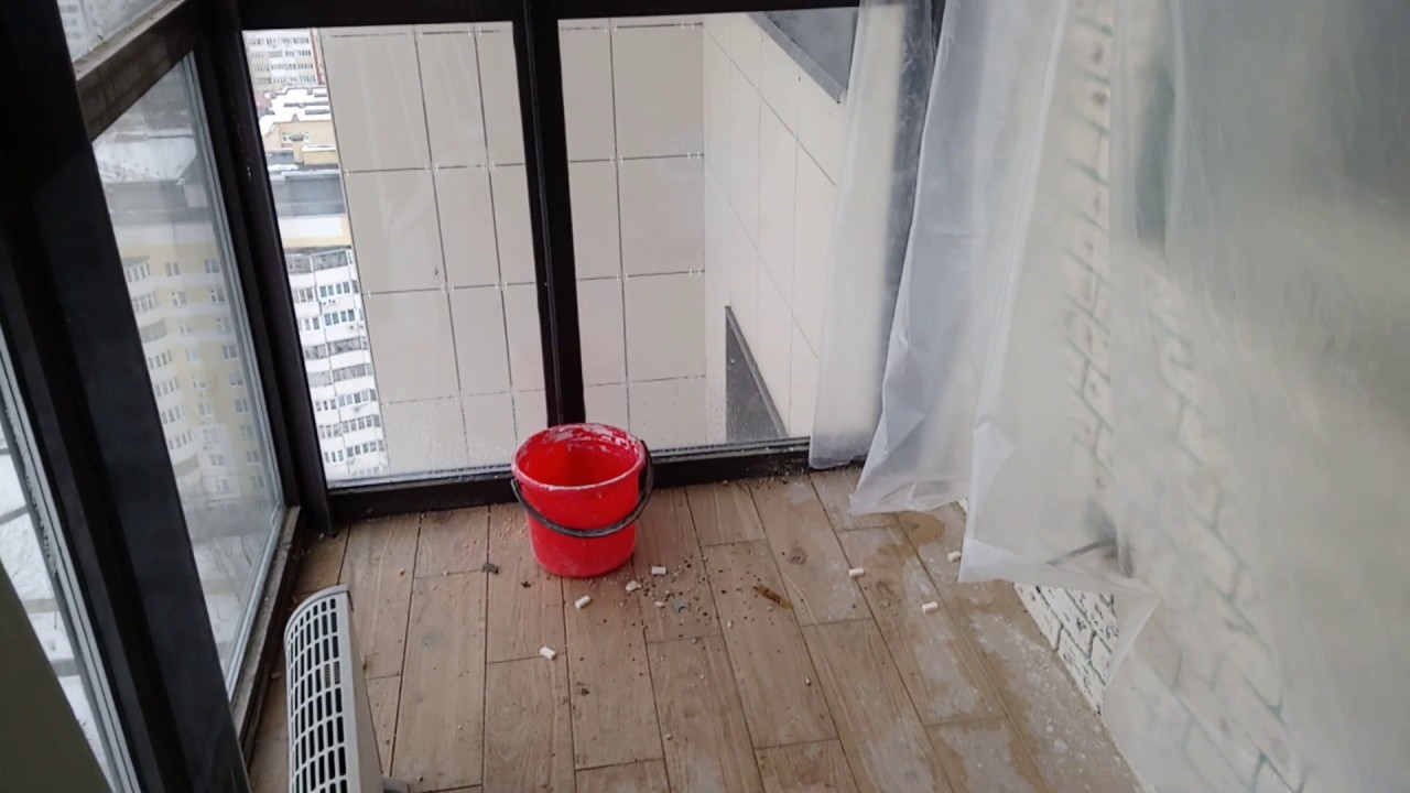 Протекает балкон вовремя дождя? Как устранить течь воды на балконе