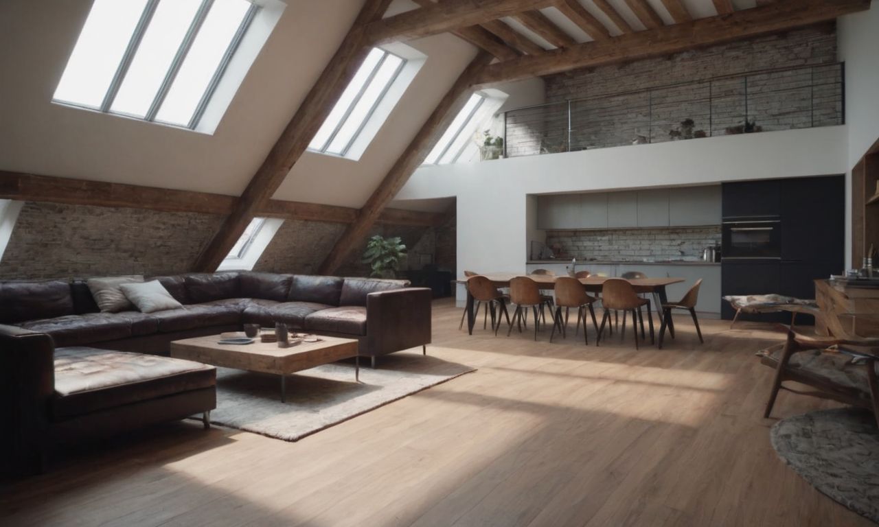 Извлекаем максимум из натуральных материалов в Лофт-стиле для загородного дома