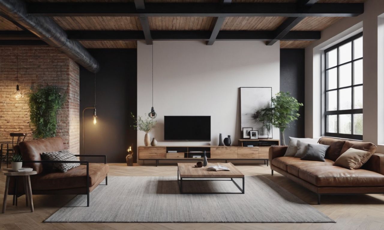 Лофт в мужском интерьере: минимализм и функциональность