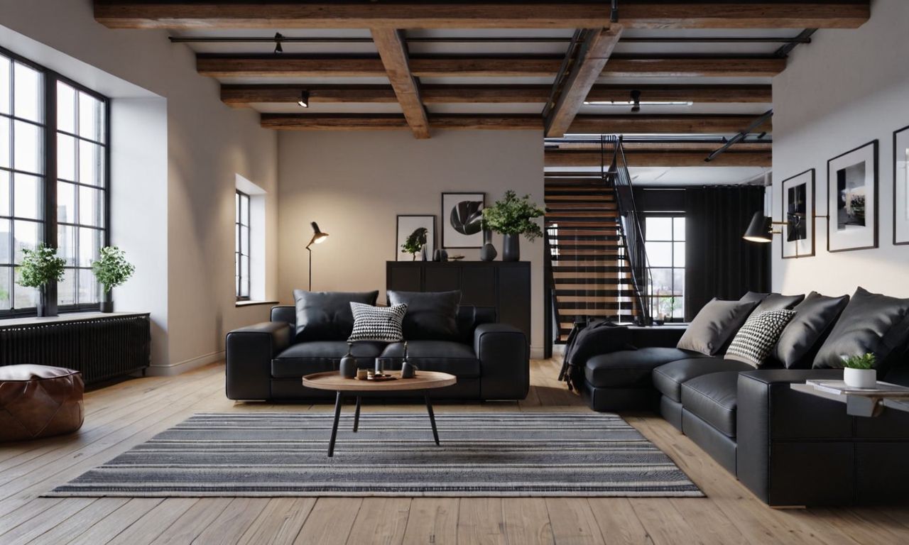 Современное применение лофта в мужском интерьере