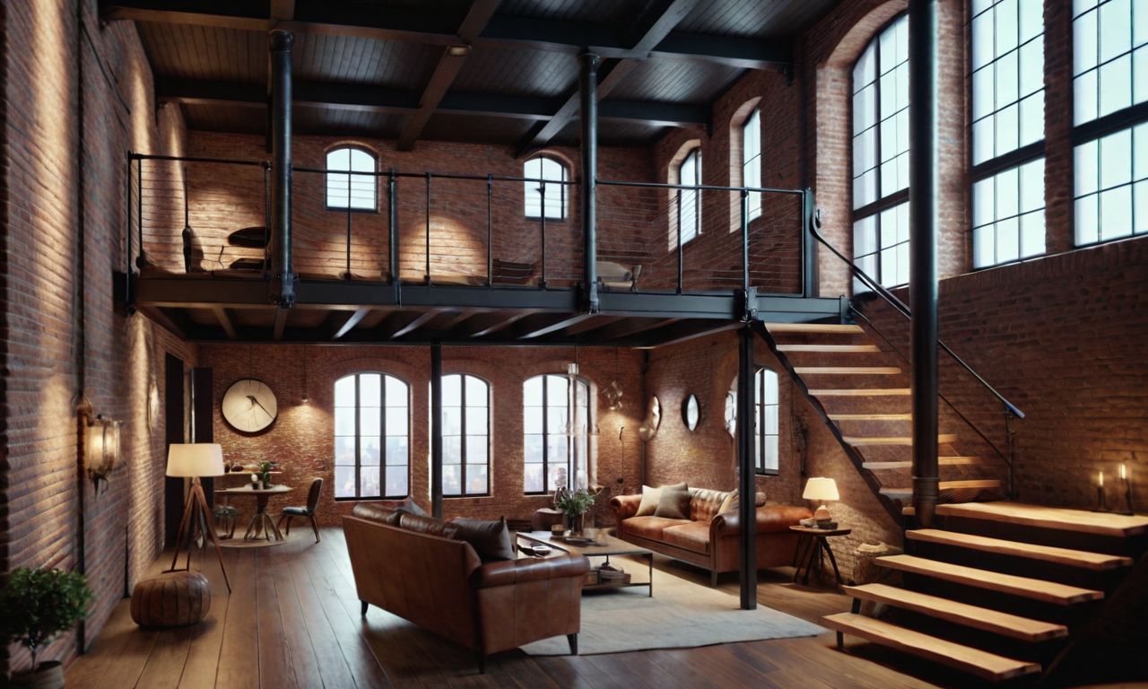 Лофт в старом здании: сохранение исторического наследия