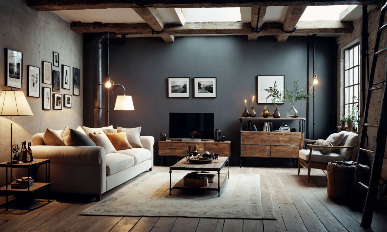 Лофт в пригородном доме: воплощение свободы