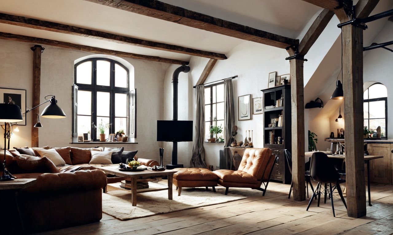 Лофт в пригородном доме