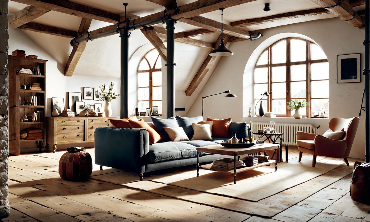 Материалы и отделка в лофт-стиле