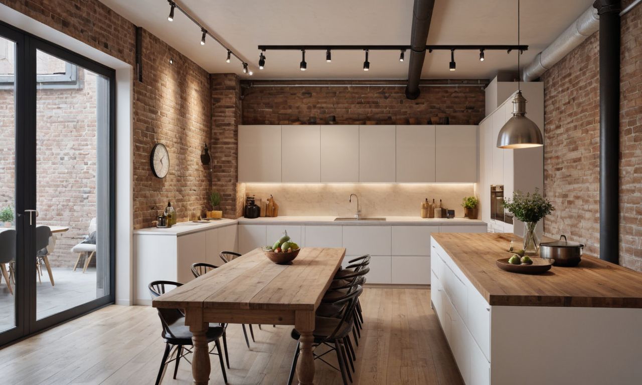 Декорирование лофта в гастрономическом стиле