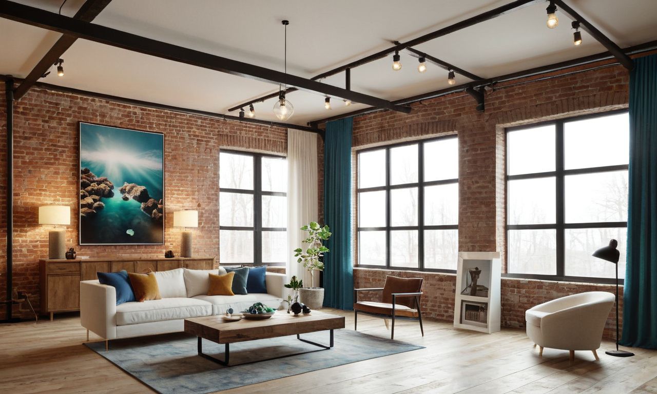 Советы по созданию дизайна интерьера в стиле Лофт для коттеджа