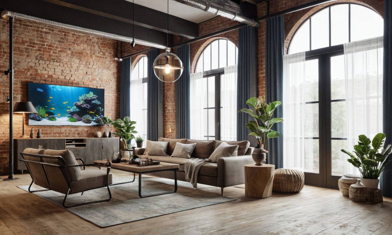 Материалы и отделка в стиле Лофт