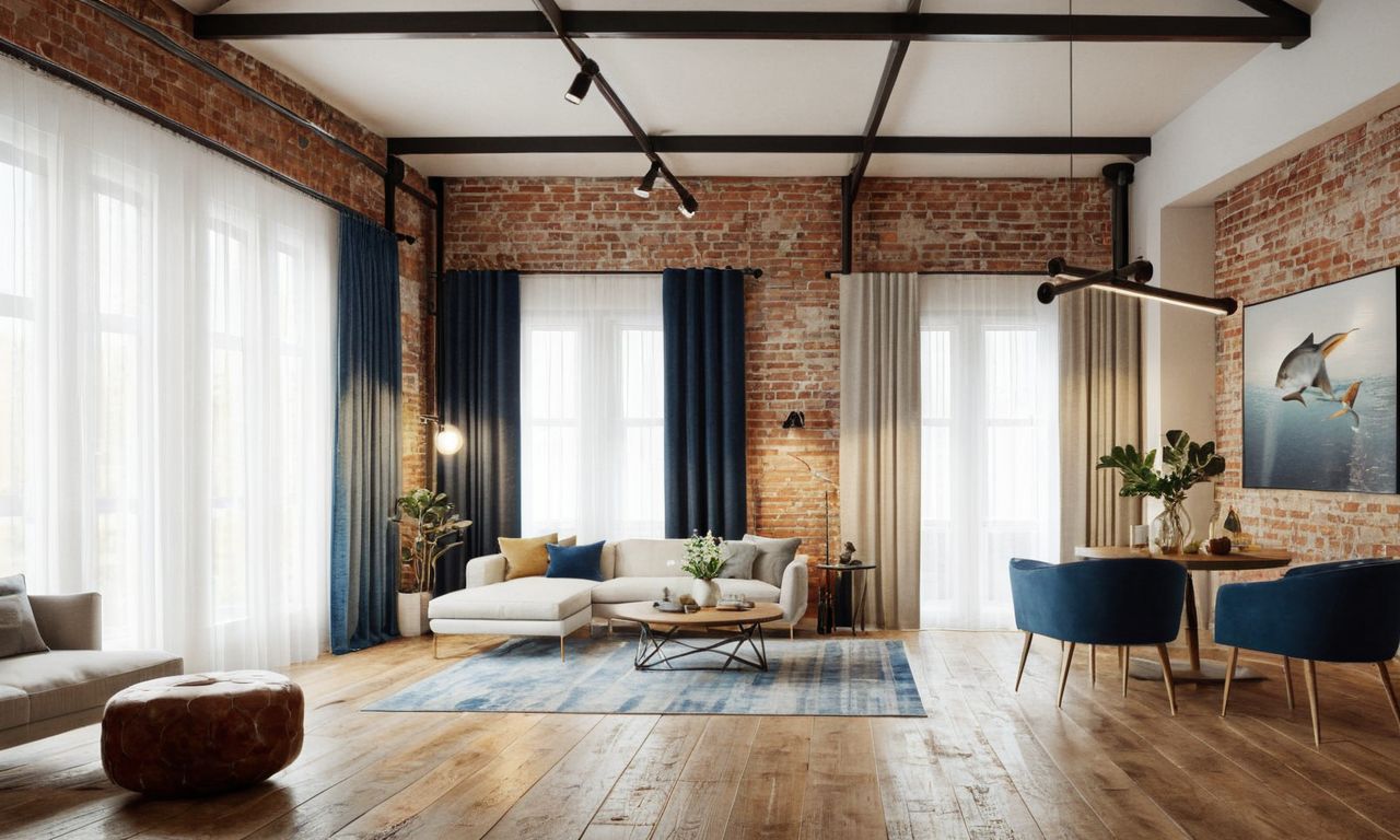 Советы по созданию дизайна интерьера в стиле Лофт для коттеджа