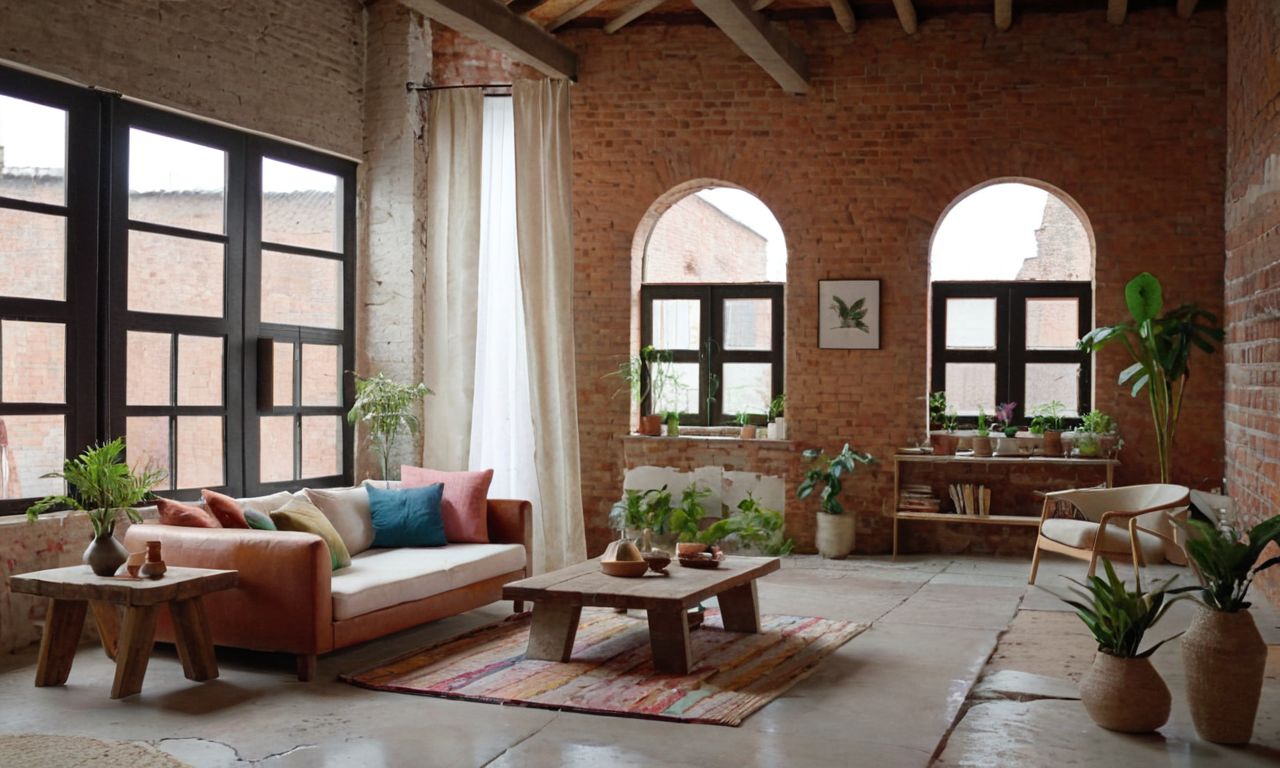 Примеры реализации дизайна интерьера Лофт с элементами лофт-арта