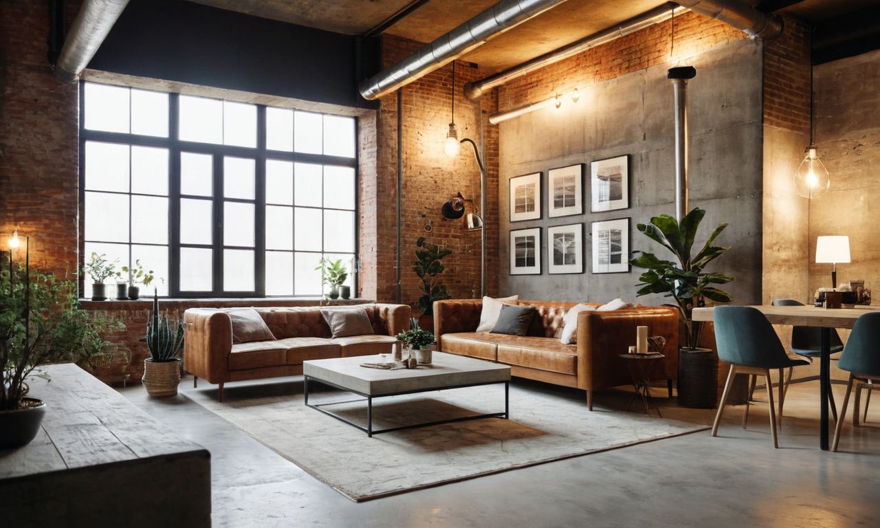 Использование натуральных материалов в лофт-дизайне