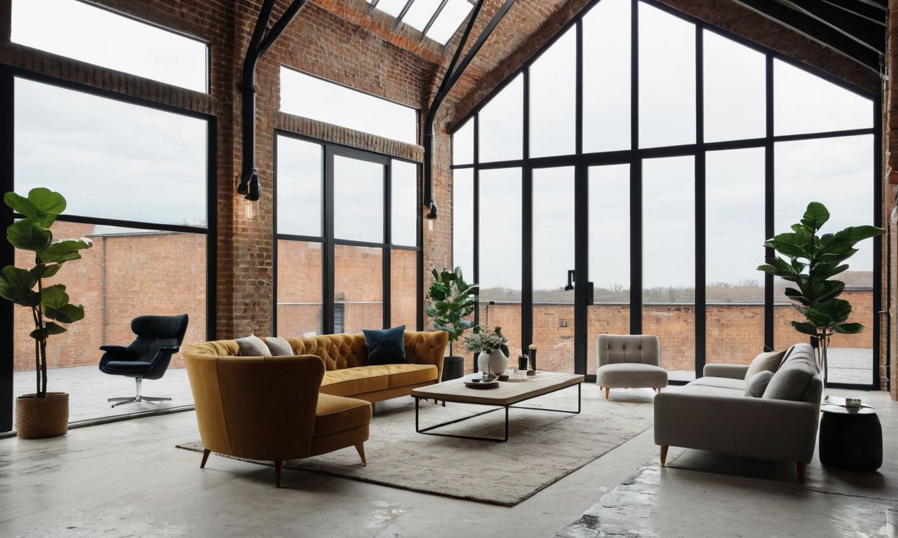 Стиль Лофт в современном загородном доме