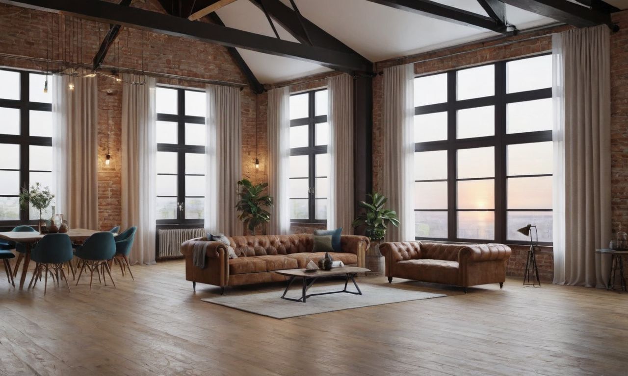 Цветовые решения для интерьера в стиле Лофт.