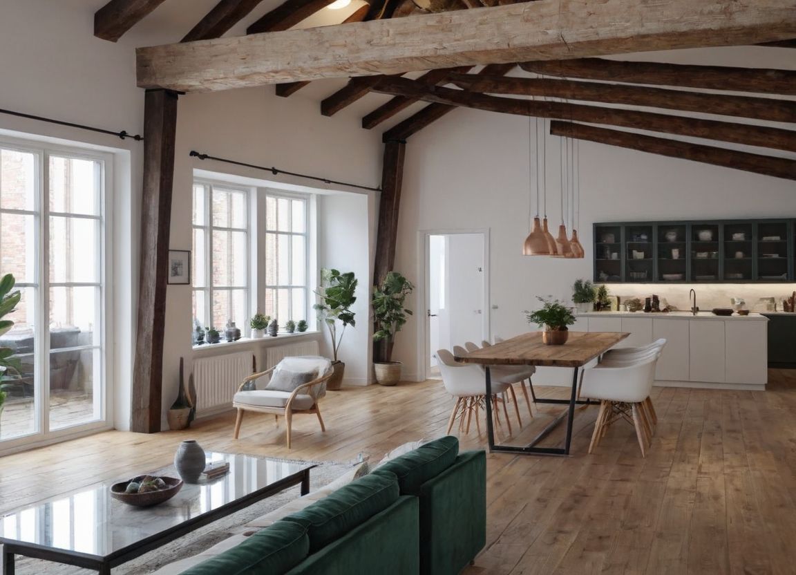 Природные материалы в стиле Рустик Лофт