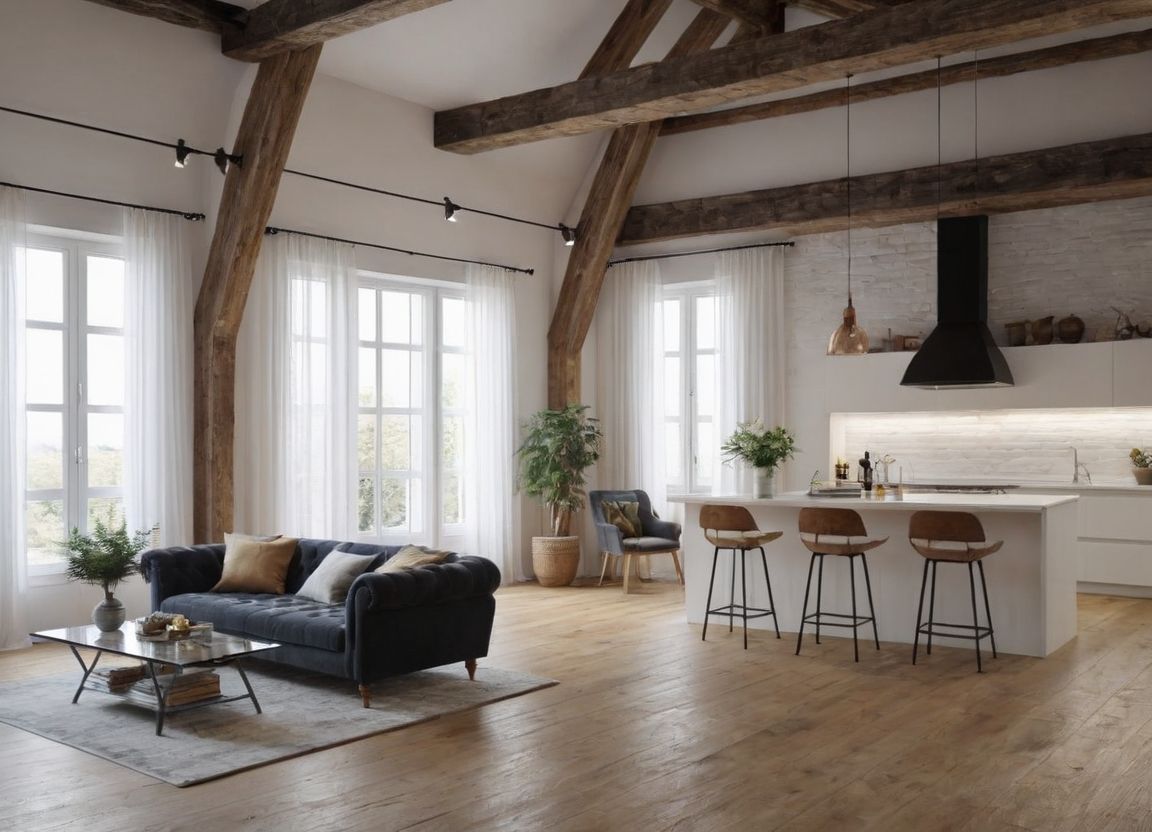 Индустриальные элементы в стиле Рустик Лофт